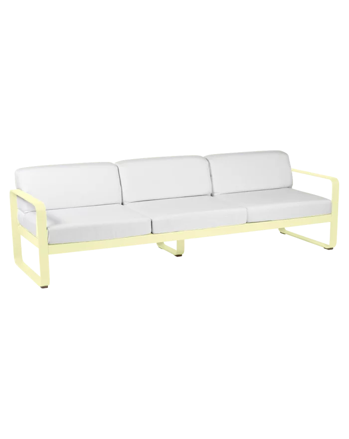 3-seater sofa Bellevie Fermob White Grey Fermob - 9