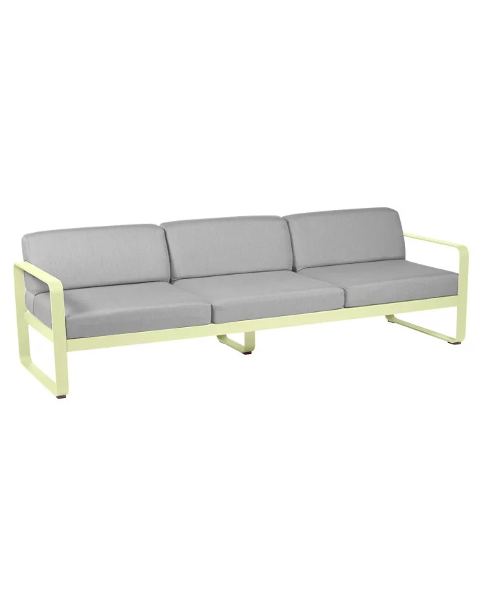 3-seater sofa Bellevie Fermob Flannel Grey Fermob - 4