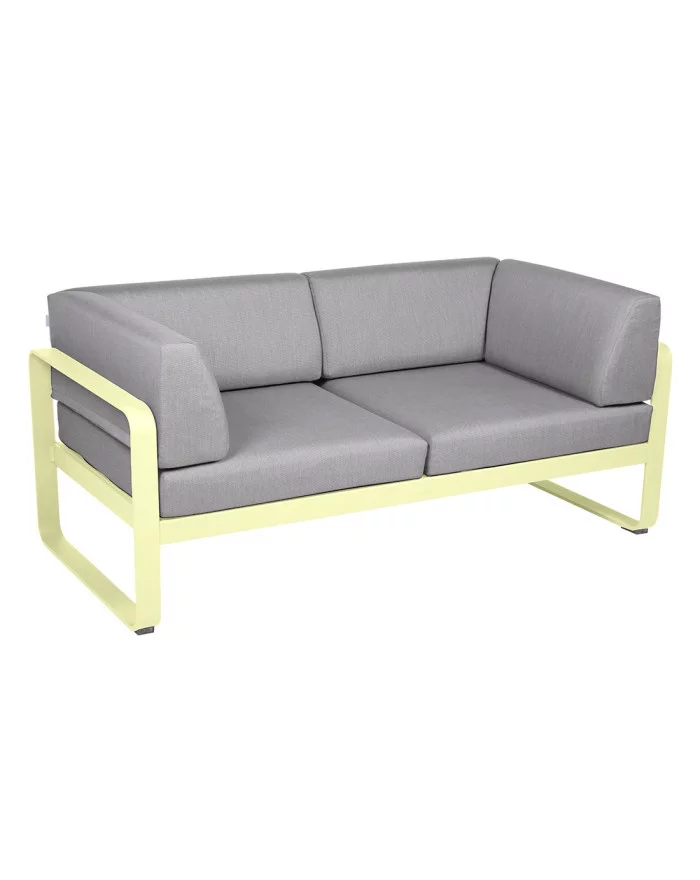 Club sofa 2 seater Bellevie Fermob Flannel Grey Fermob - 4