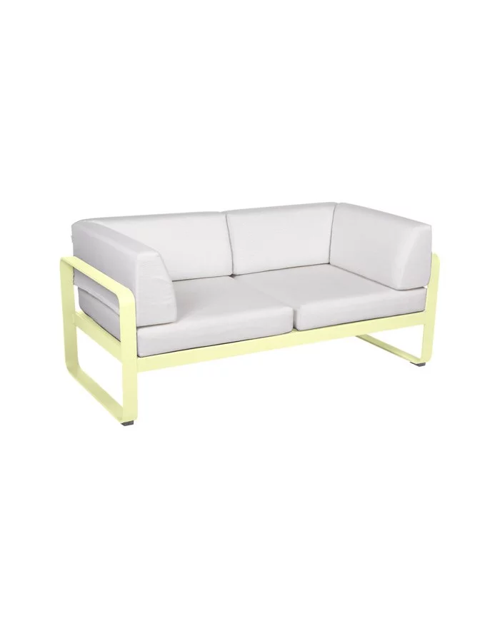 Club sofa 2 places Bellevie Fermob White Grey Fermob - 4